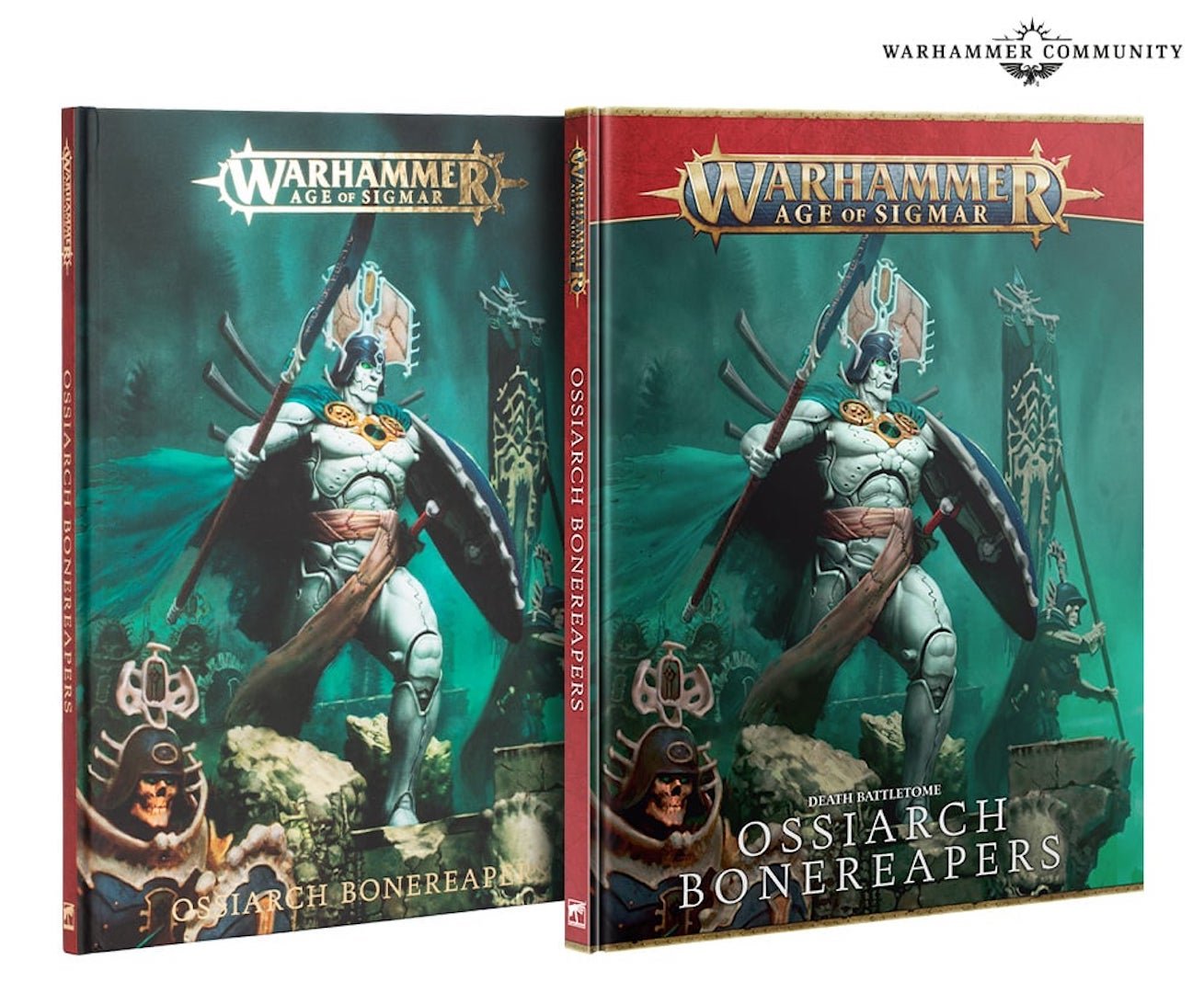 An image of the Warhammer Age of Sigmar Ossiarch Bonereapers Battletome